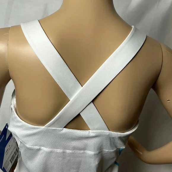 Exercise dress,sport dress,tennis dress,activewear white,NWT , vtg tag - Picture 4 of 14